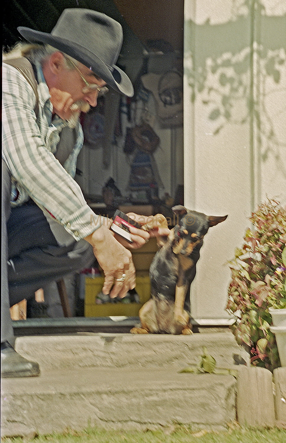 06_Bob_And_His_Dog_02-Bob Purtell At Home with His Dog Champ champie or champers